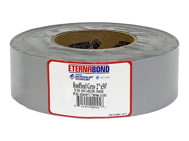 EternaBond RoofSeal Gray 2" x50' MicroSealant UV Stable RV Roof Seal Repair Tape | 35 mil Total Thickness - EB-RG020-50R - One-Step Durable, Waterproof and Airtight Sealant - Image 3